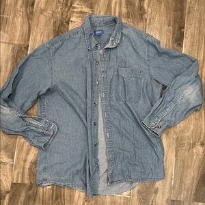 Port and Company Light Blue Denim Shirt